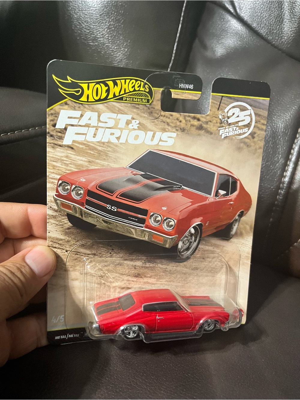 Hot Wheels Fast & Furious Red 1970 Chevelle SS Die-Cast Car